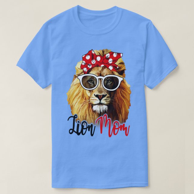 Lion Shirt Lion Mum Bandanna (Design Front)
