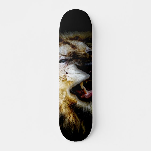 Lion Skateboard Deck Design (Front)