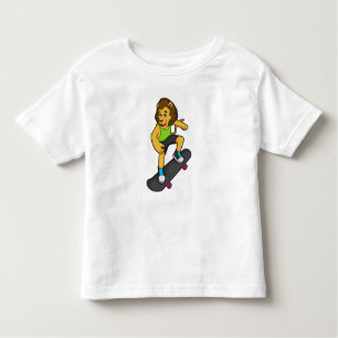 Lion Skater Skateboard Toddler T-Shirt