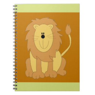 Lion Spiral Notebook