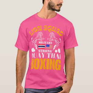 Lion Squad Thailand Kickboxing Muay Thai Mma Train T-Shirt