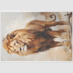 Lion Stance Tissue Paper