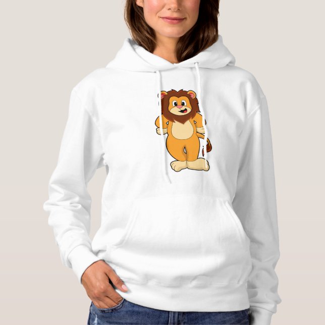 Lion standing hoodie (Front)