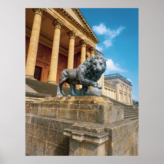 Lion Statue Poster (Front)
