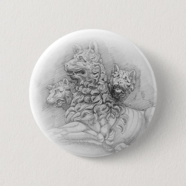 Lion statue study - Pierre Jacques button (Front)