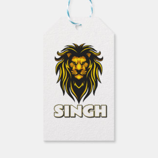 lion stickers gift tags