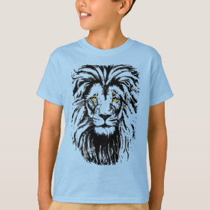 Lion T-Shirt   Colourful Lion Head Illustration