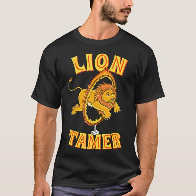 Lion Tamer Circus Themed Party T-Shirt (Front)