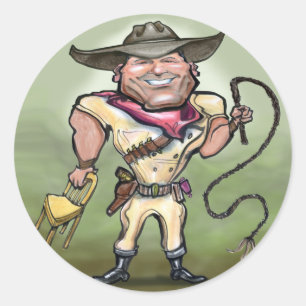 Lion Tamer Classic Round Sticker