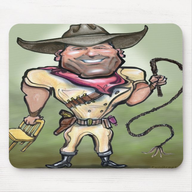 Lion Tamer Mouse Pad (Front)