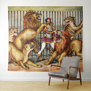 Lion Tamer  Tapestry