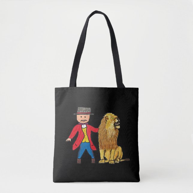 Lion Taming Tote Bag (Front)