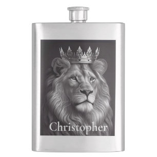 Lion, The King Classic Flask