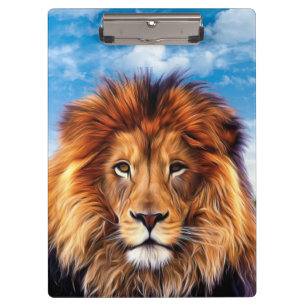 Lion The King of Forest-15475 Clipboard