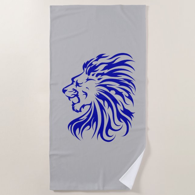 Lion the King of the jungle,lion lover gifts,lion  Beach Towel (Front)