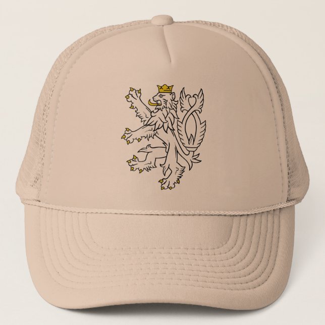 Lion theech Republic, Czech Trucker Hat (Front)