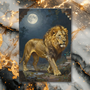 Lion Themed Happy Birthday to my Husband Card