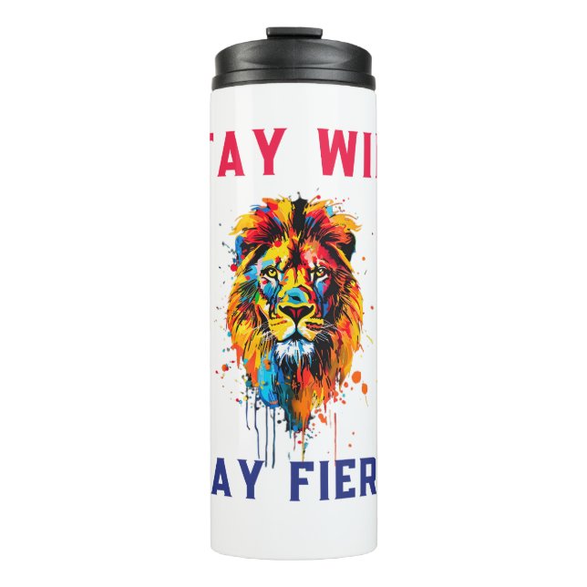Lion Thermal Tumbler (Front)