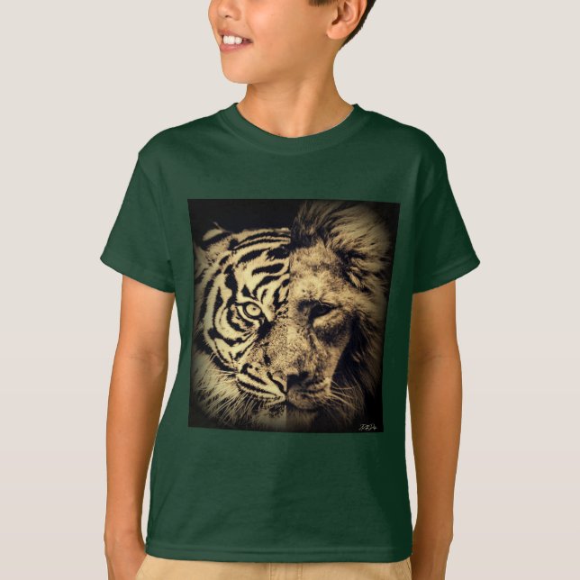 Lion Tiger 2in1 T-Shirt (Front)