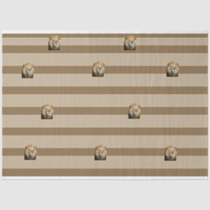 Lion tissue paper