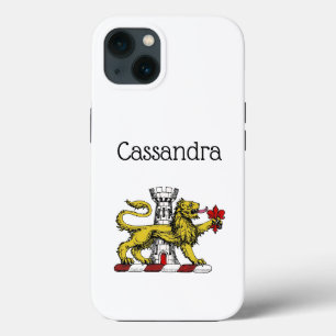 Lion Tower Fleur de Lis Crest Emblem C iPhone 13 Case