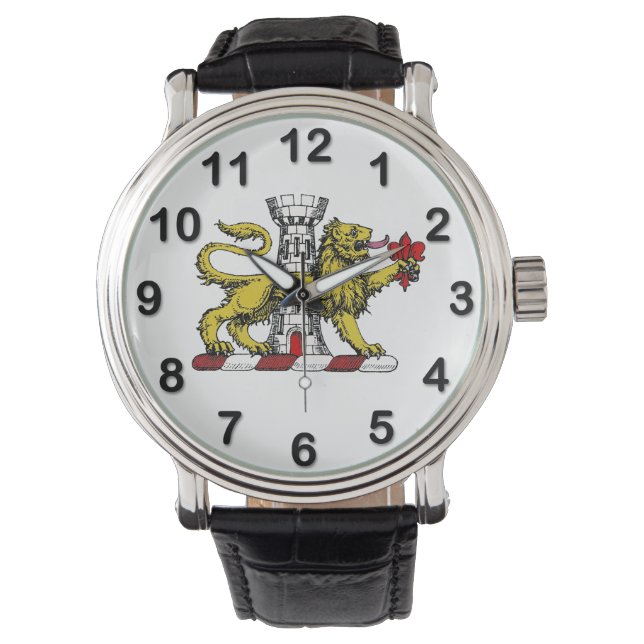 Lion Tower Fleur de Lis Crest Emblem C Watch (Front)