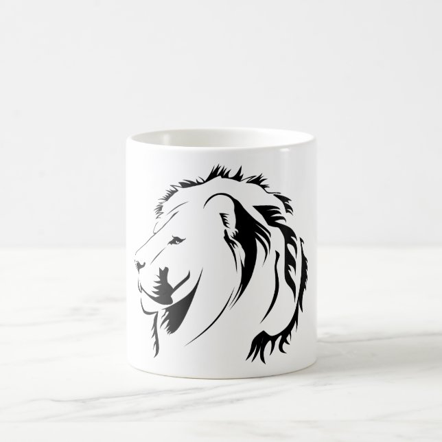 Lion Tribal 001 Coffee Mug (Center)
