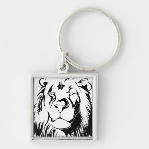 Lion Tribal 002 Key Ring