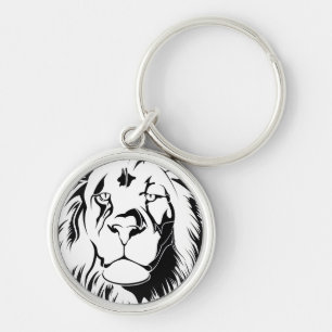 Lion Tribal 002 Key Ring