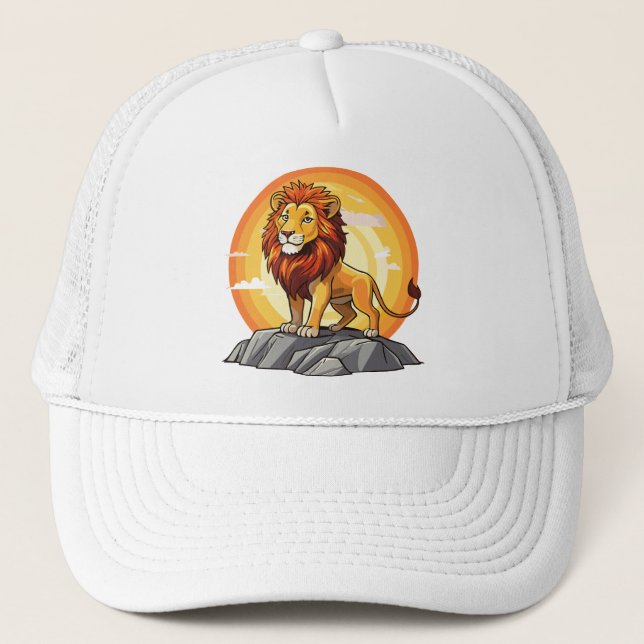 Lion Trucker Hat (Front)
