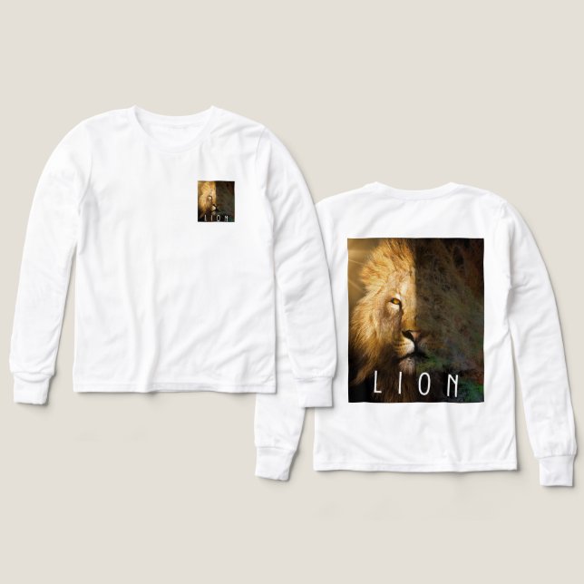 Lion Tshirt (Design Front & Back)