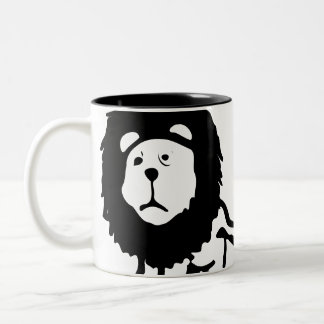 Lion Two-Tone Coffee Mug