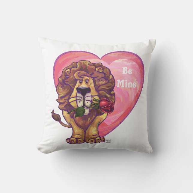 Lion Valentine's Day Cushion (Front)