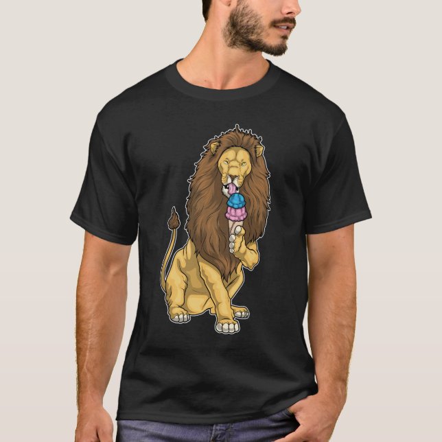 Lion Waffle ice cream T-Shirt (Front)