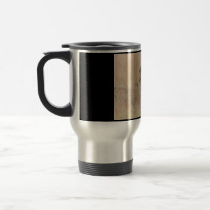 Lion walking travel mug
