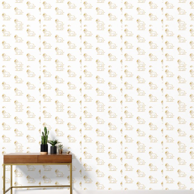 Lion Wallpaper (Hallway)