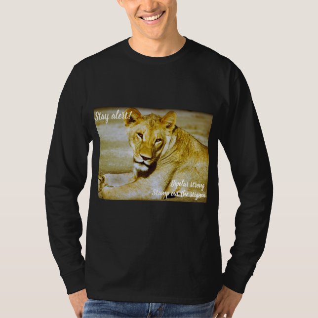 lion watching closely T-Shirt (Front)