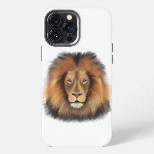 lion watercolor Leo king safari animal jungle cat iPhone 13 Pro Max Case
