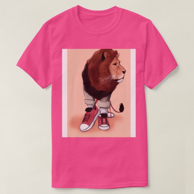 Lion wearing Sneakers (Design Front)