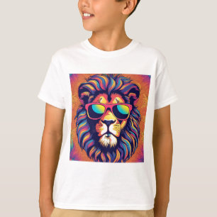 Lion Wearing Sunglasses T-Shirt