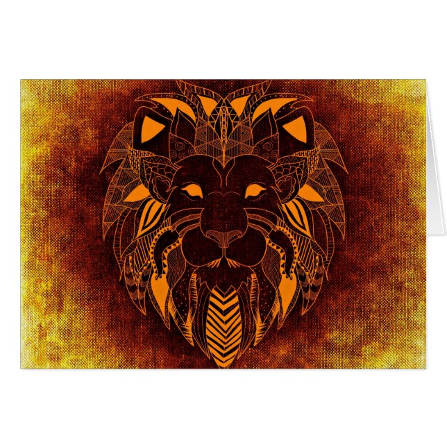 Lion wild animal abstract (Front Horizontal)