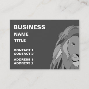 Lion Wild Animal Lion Business Card
