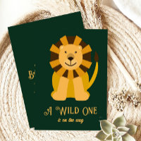 Lion Wild One Baby Shower, Jungle Safari Theme