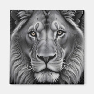 Lion Wildlife Majestic Nature Life Art Wallpaper Magnet