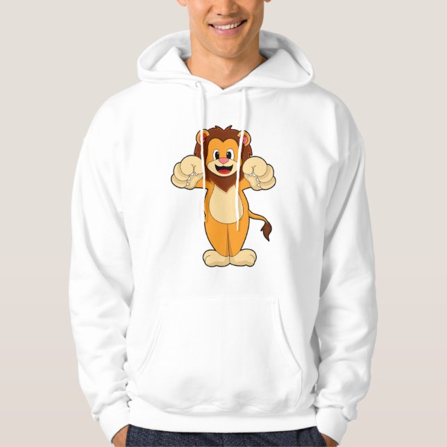 Lion with big Claws Hoodie (Front)