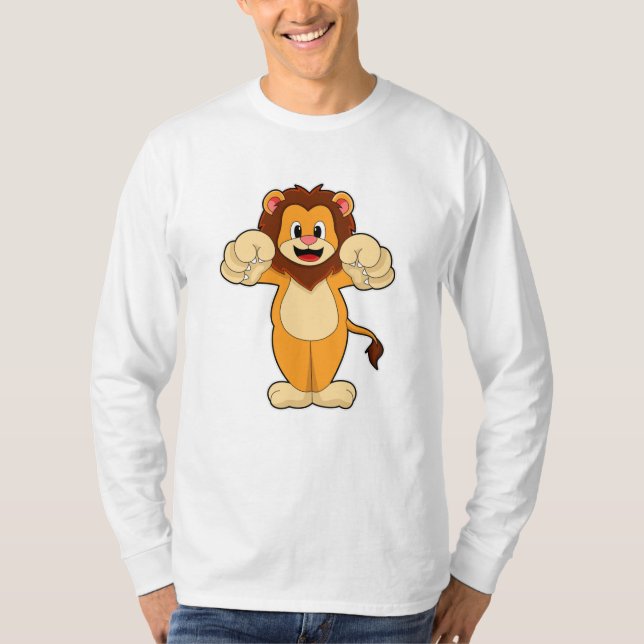 Lion with big Claws T-Shirt (Front)