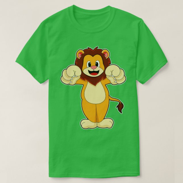 Lion with big Claws T-Shirt (Design Front)