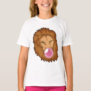 Lion with Bubble gum T-Shirt