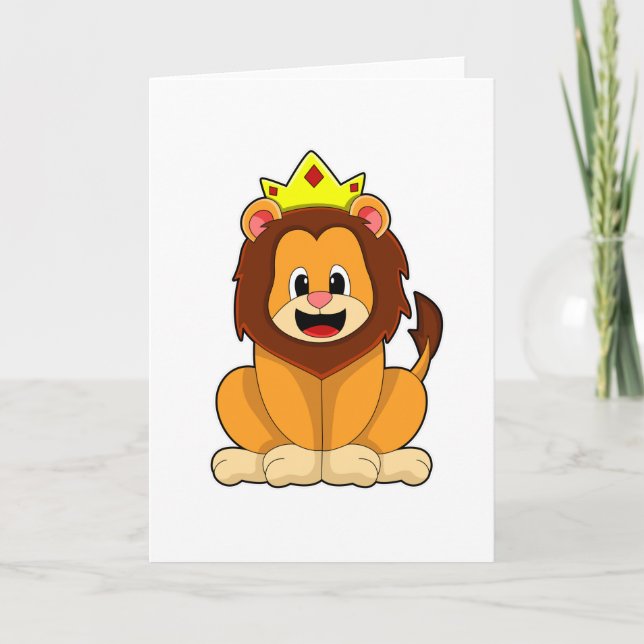 Lion with Crown Card (Front)