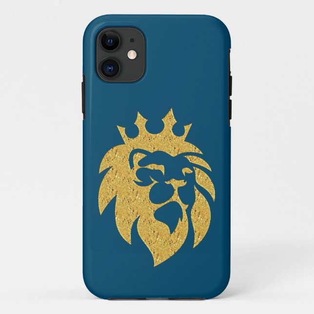Lion With Crown - Gold Style 1 Case-Mate iPhone Case (Back)